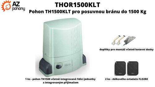 Thor1500KLT - pohon TH1500KLT pro posuvnou bránu do 1500 kg